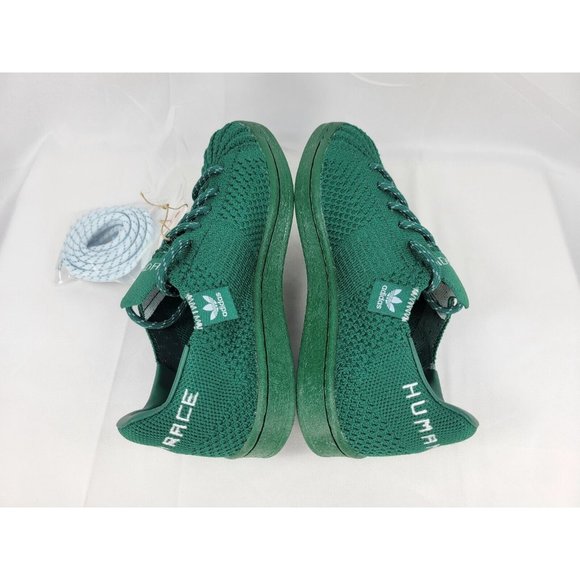 Adidas Pharrell Superstar Primeknit Dark Green Shoes Youth 4Y Womens 5.5 S42928 - Picture 10 of 11